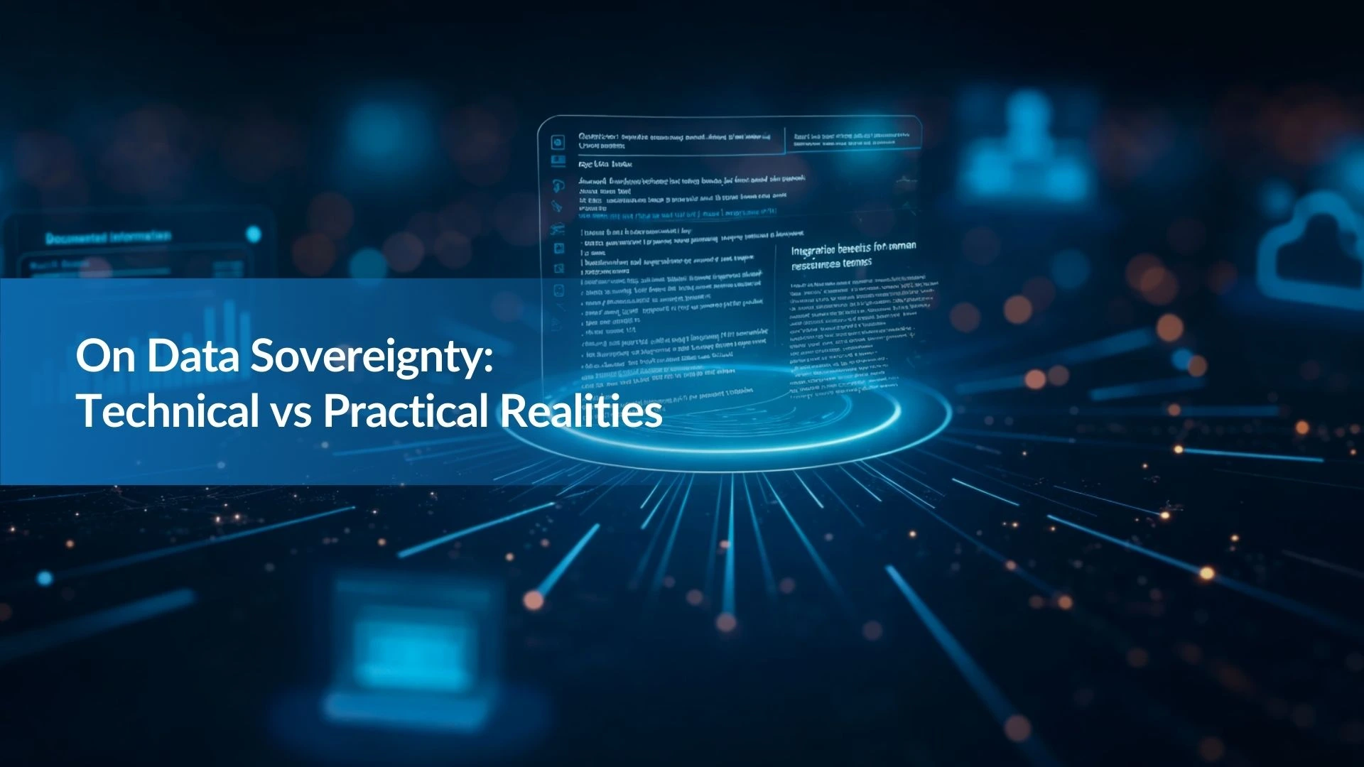Note:4 On Data Sovereignty: Technical vs Practical Realities