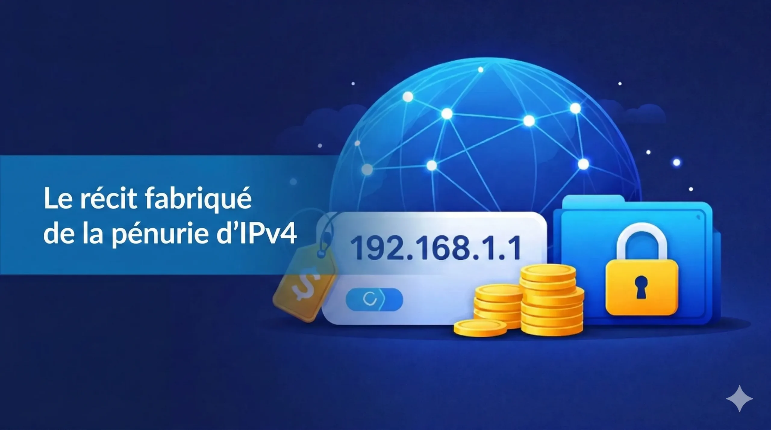 On the Manufactured Narrative of IPv4 Scarcity FR