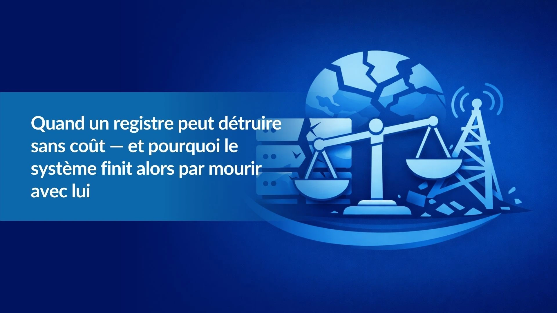 On When a Registry Can Destroy Without Cost ΓÇö and Why the System Then Dies With It-fr