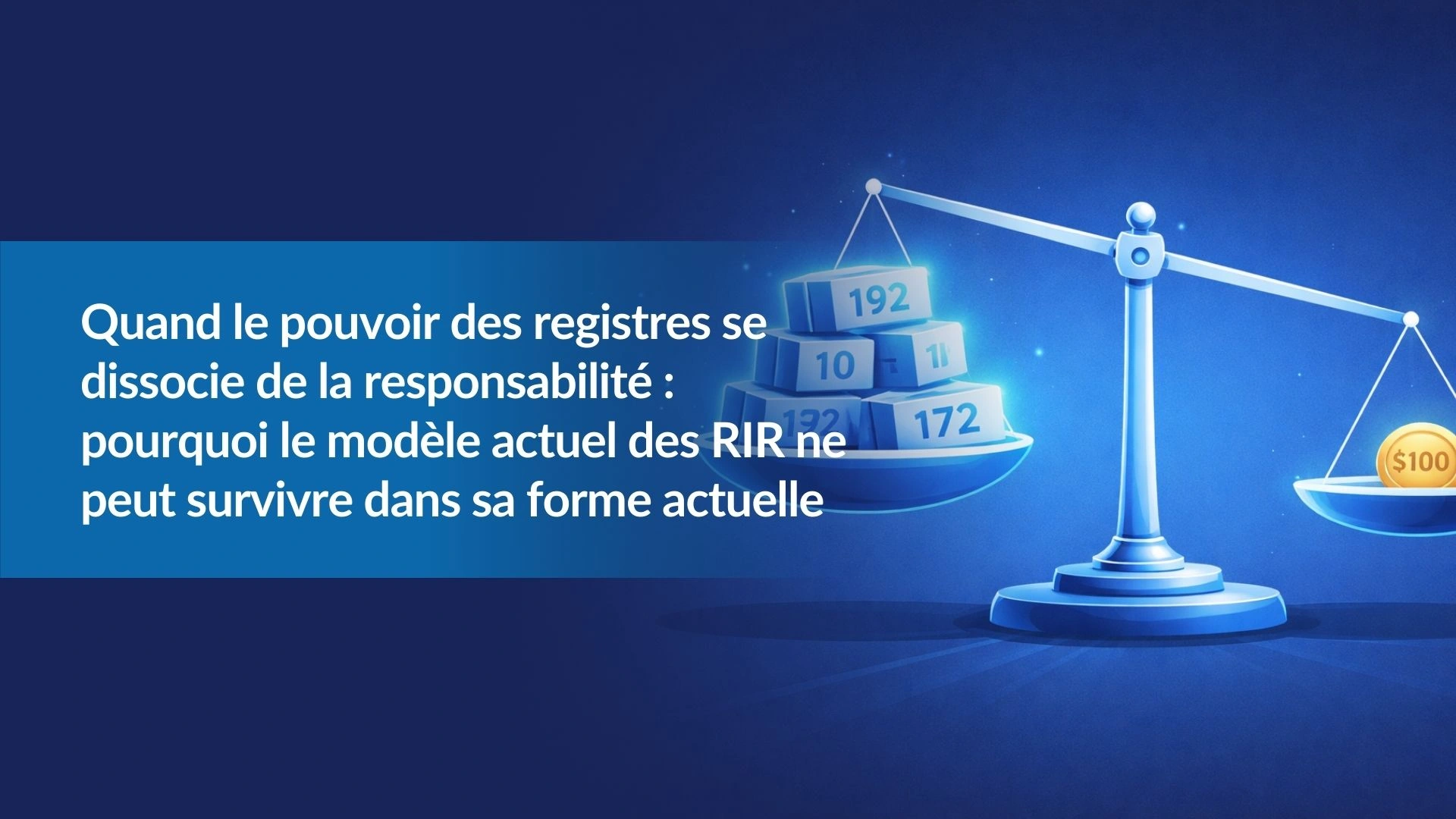 On When Registry Power Detaches from Liability Why the Present RIR Coordination Model Cannot S