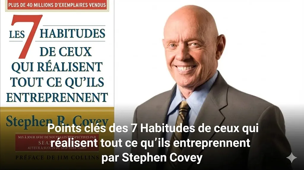Principaux enseignements tirés du livre « Les 7 habitudes des gens très efficaces » de Stephen Covey